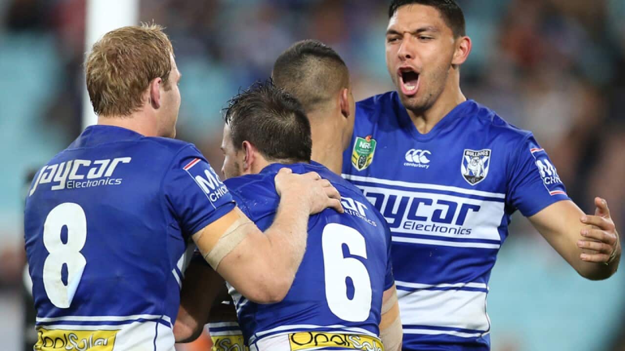 Curtis Rona of the Bulldogs