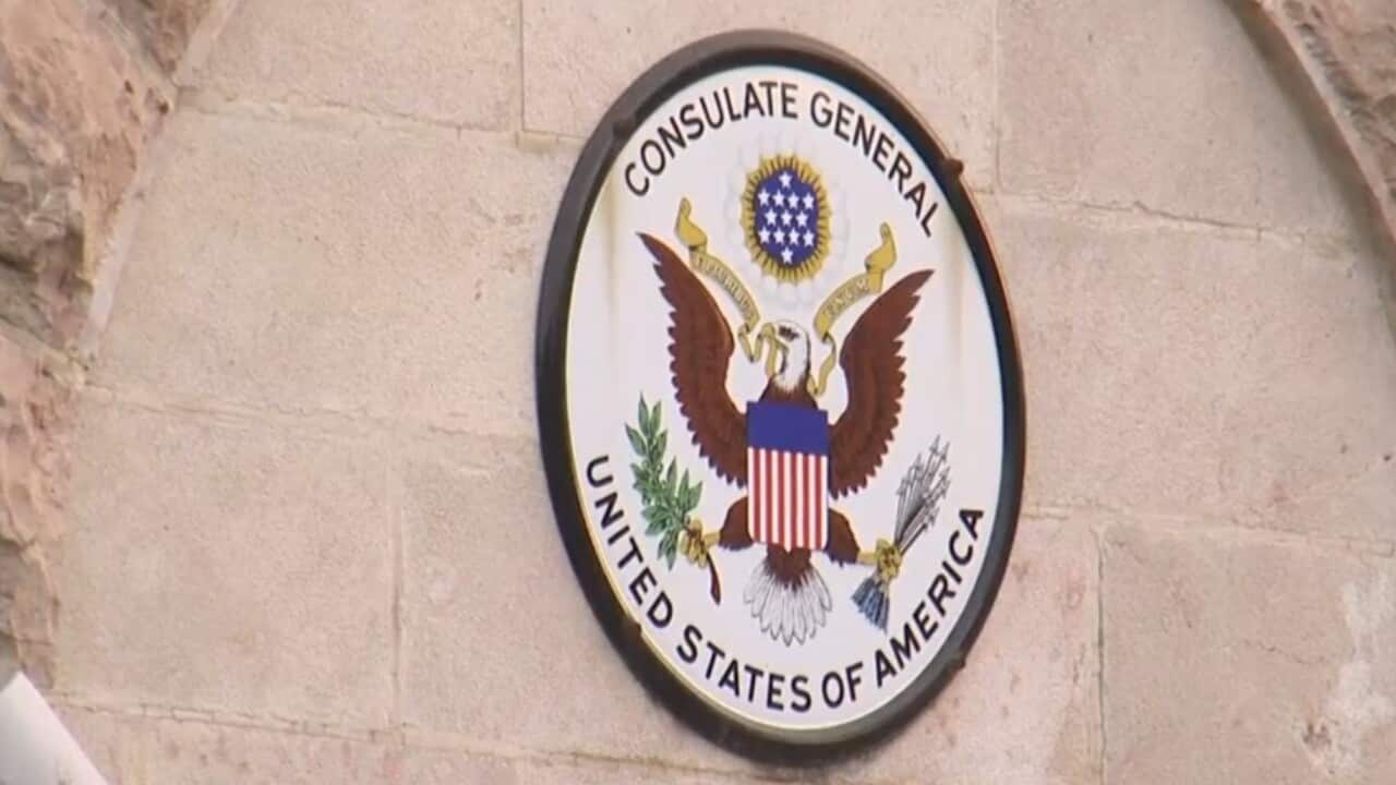 Exterior of US Consulate General in Jerusalem