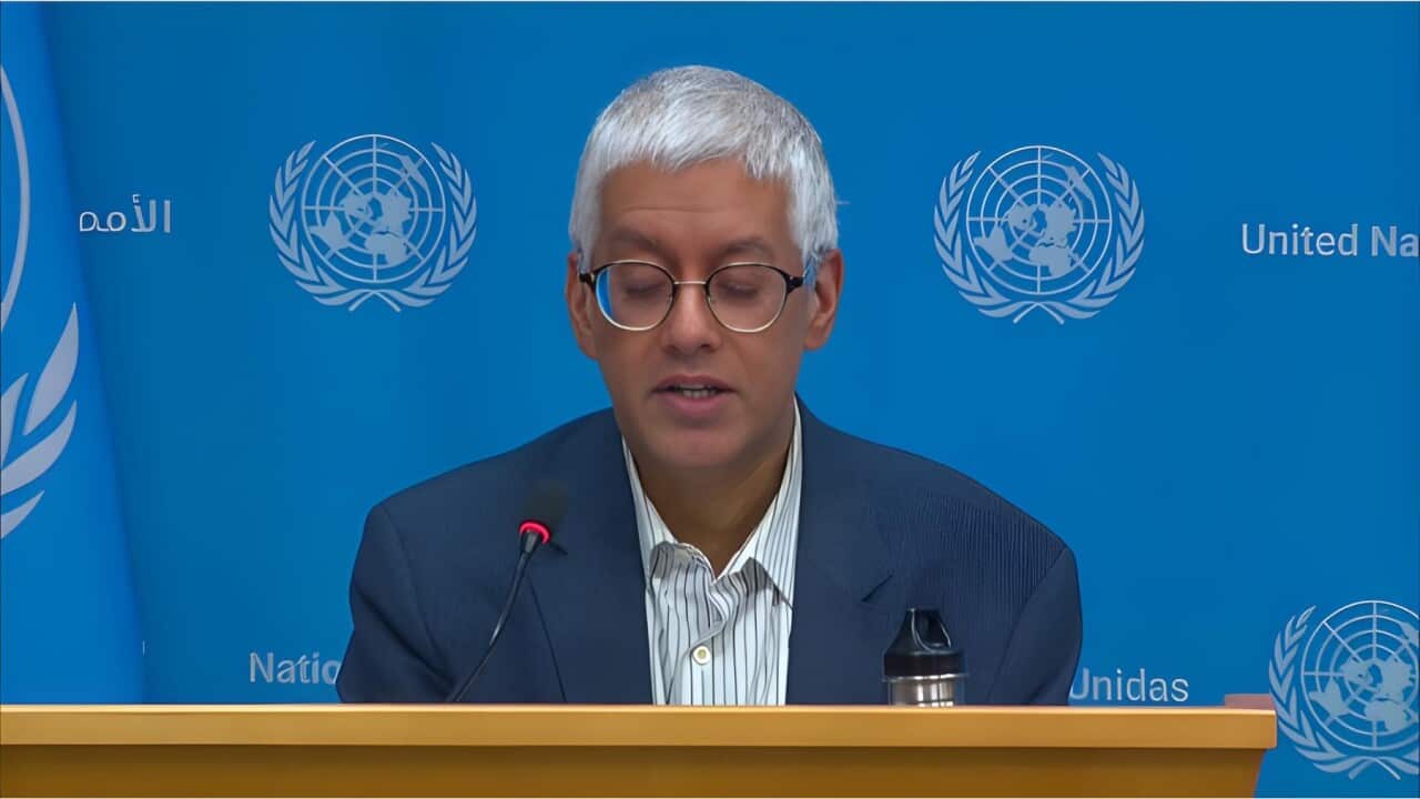 UN Spokesman Farhan Haq announces staff have been sacked (AP).jpg
