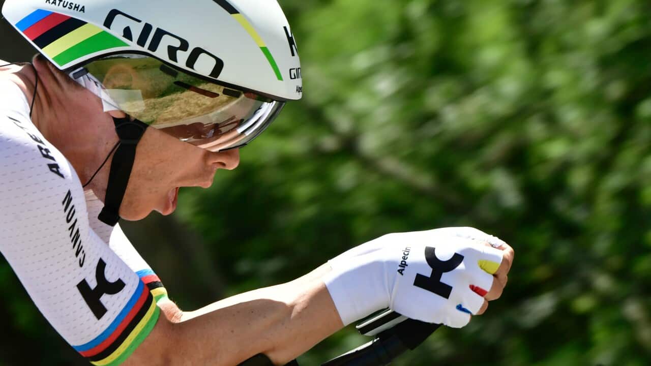 Hot favourite… All eyes will be on Tony Martin of Katusha-Alpecin in his quest to take out the opening stage of the 2017 Tour.