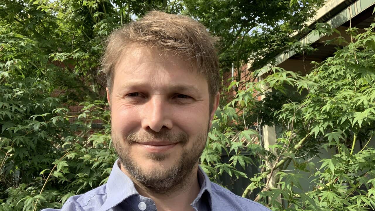 Laurent Marty, professeur à la maternelle de l’École française de Melbourne.