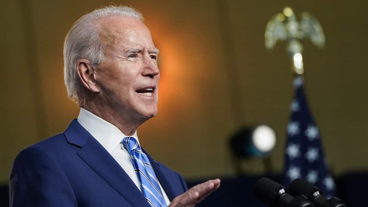 Democratic presidential nominee Joe Biden