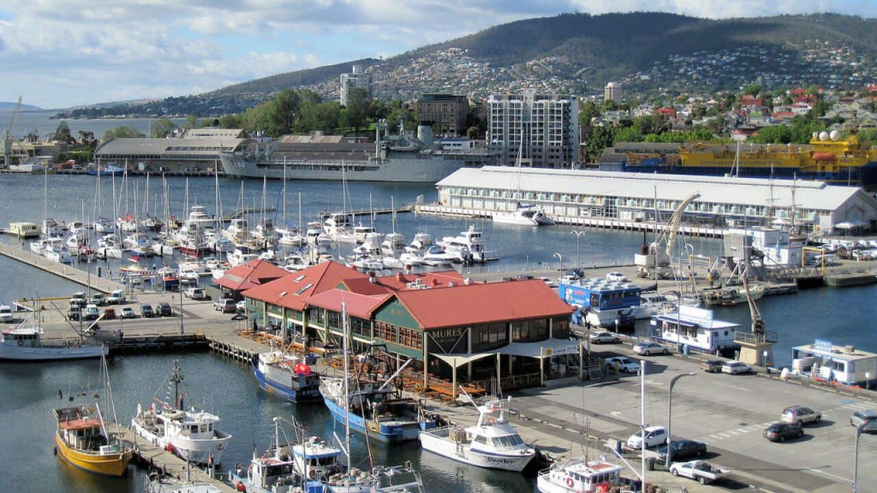Hobart wharf
