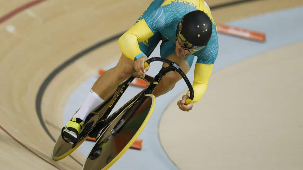 2016 Rio Olympic Games Track Cycling Day 2 men's sprint Matthew Glaetzer