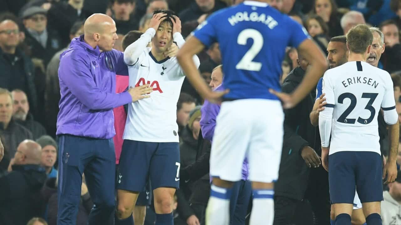 "Son Heung-min is "devastated" after hurting Everton midfielder Andre Gomes with a tackle in Sunday's 1-1 draw"