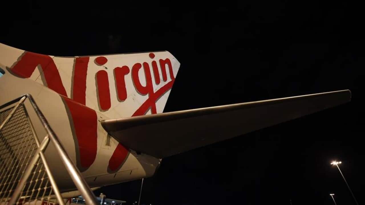 A Virgin Australia airline tail