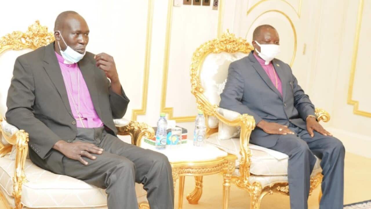 Bishop Badi and Bishop Moses Deng