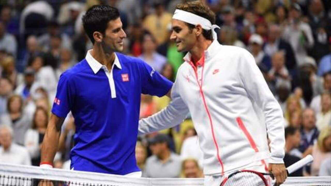 Djokovic wins first set in U.S. Open final against Federer