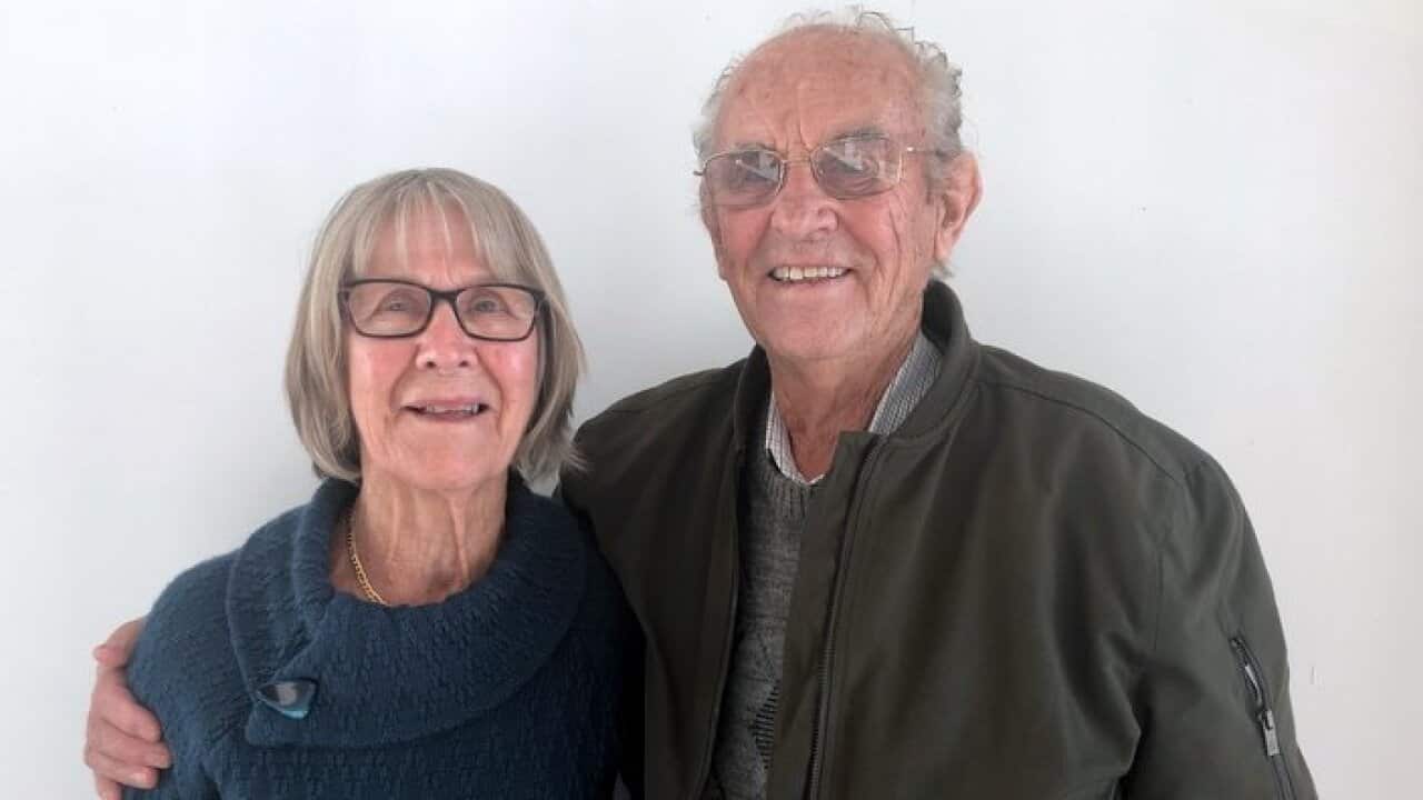 Karlo Lenarčič with wife Milka
