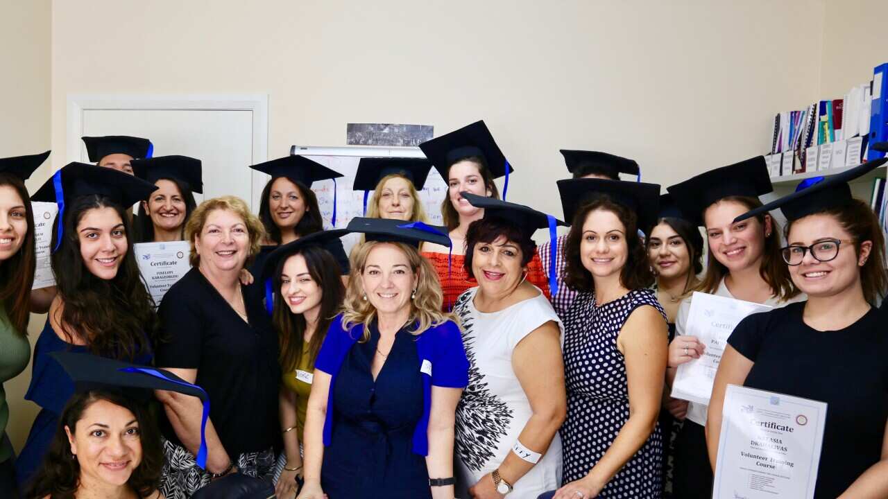 Volunteers at the Archdiocese Welfare Centre