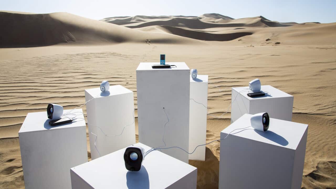 'Africa' by Toto to play on loop forever in the Namib desert.