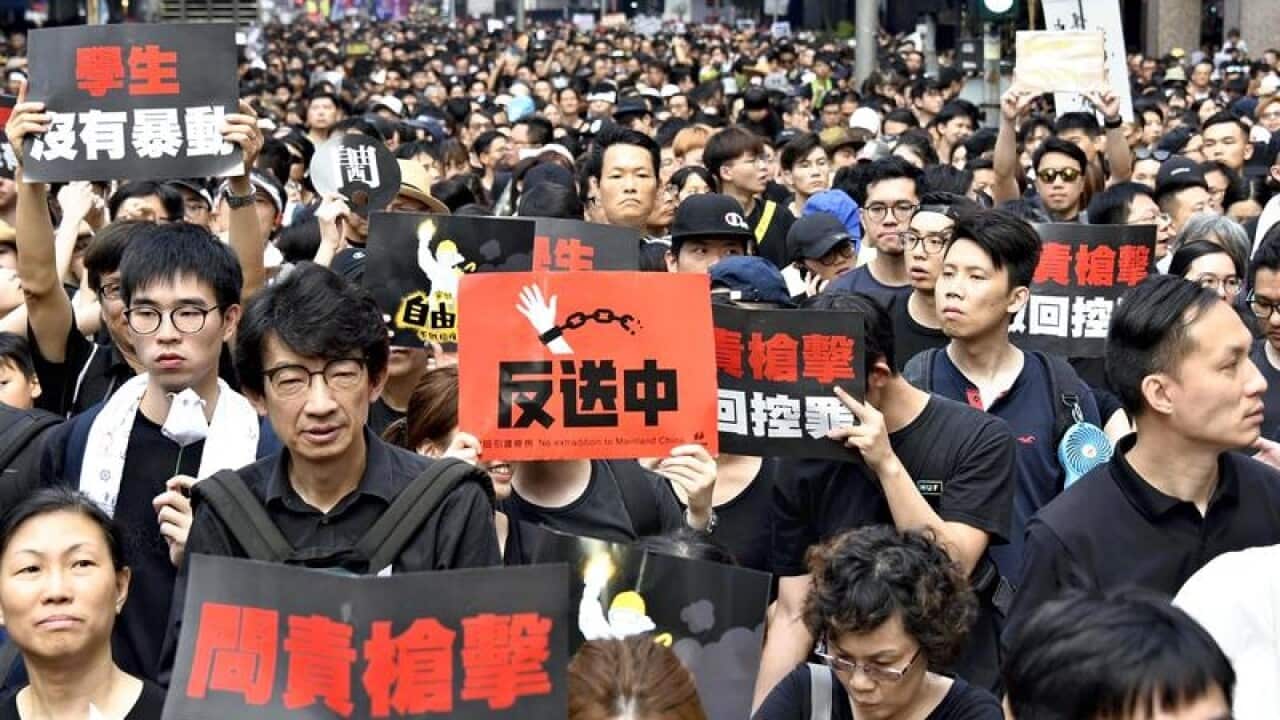 Hong Kong march