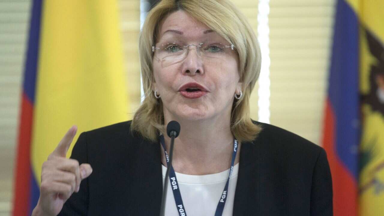 Former Venezuelan prosecutor Luisa Ortega speaks during a meeting of prosecutors from Mercosur countries, in Brasilia, Brazil, 23 August 2017. 