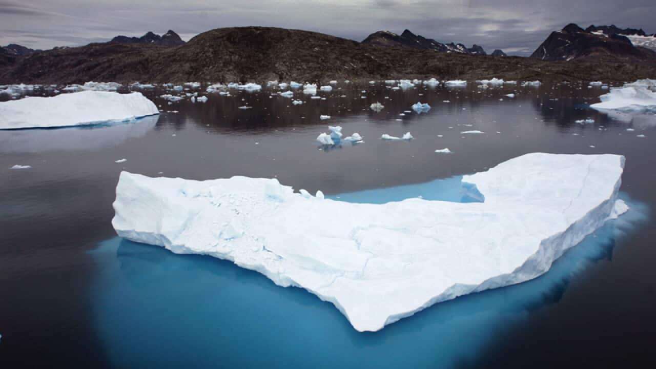 Arctic sea ice melted