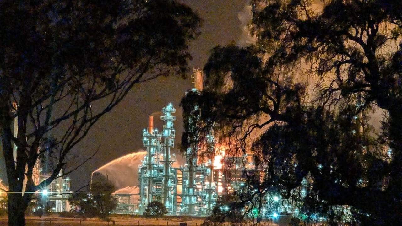 GEELONG REFINERY FIRE