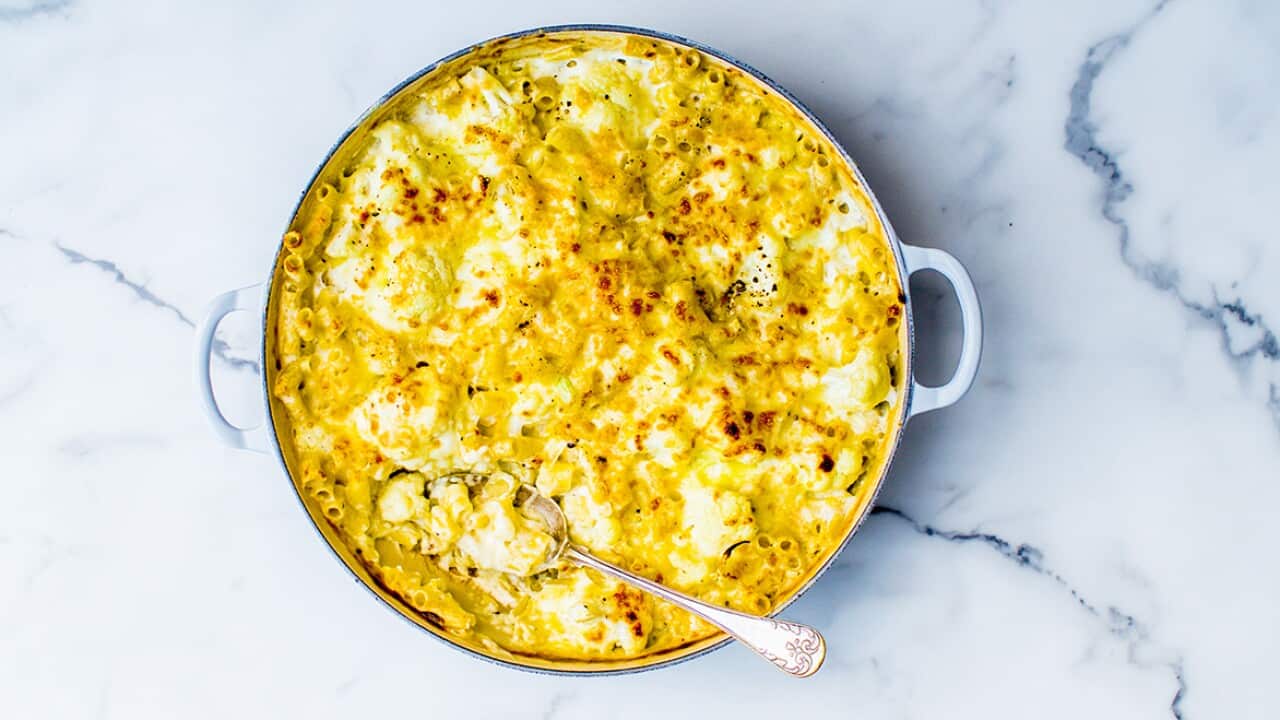 Cauliflower mac and cheese