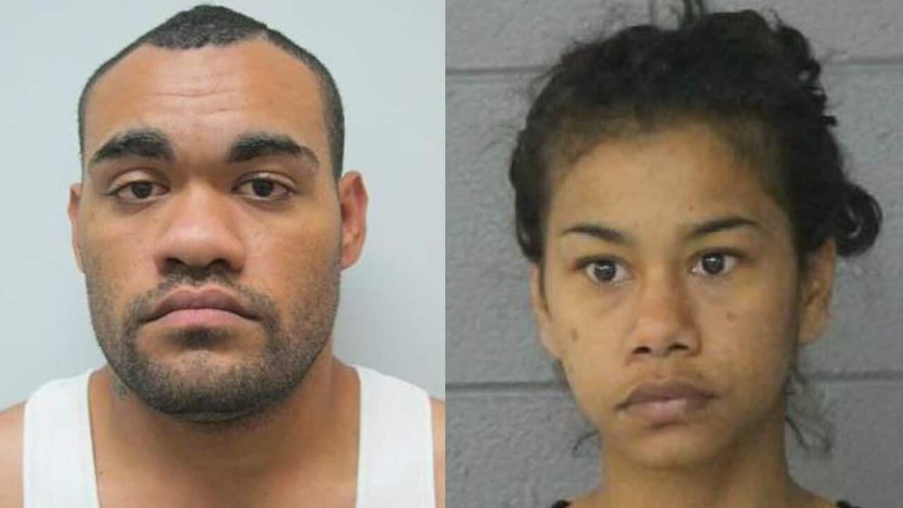 Raphael Woodhouse, 25, and Caitlyn Munnich, 19, went missing in the Northern Territory after jumping into a croc-filled river to escape police.