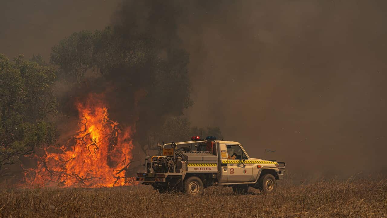 An emergency bushfire warning has been issued for several Perth suburbs, telling people to leave home immediately.