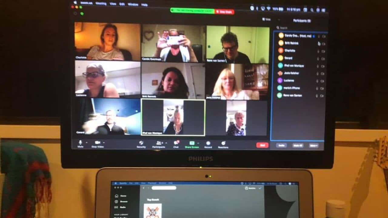 bilinguale zoom group parenting meeting