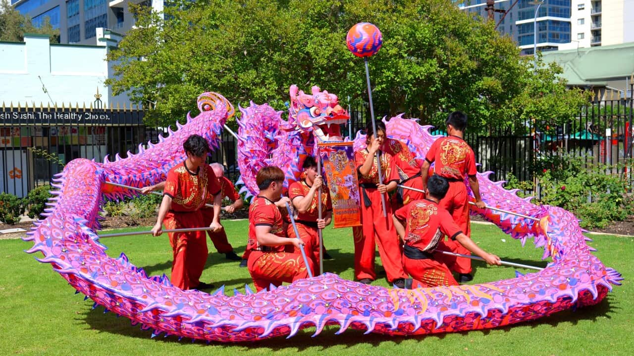 Dragon dancers at the Perth Mint (Supplied Perth Mint).jpg