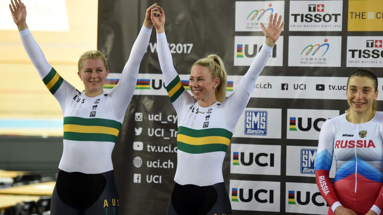 2017 Track World Championships Hong Kong women's team sprint