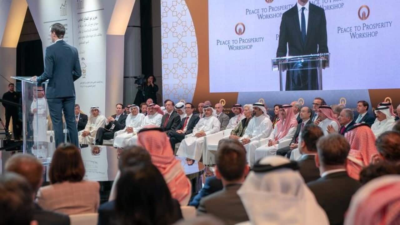 Jared Kushner addresses the Peace to Prosperity conference