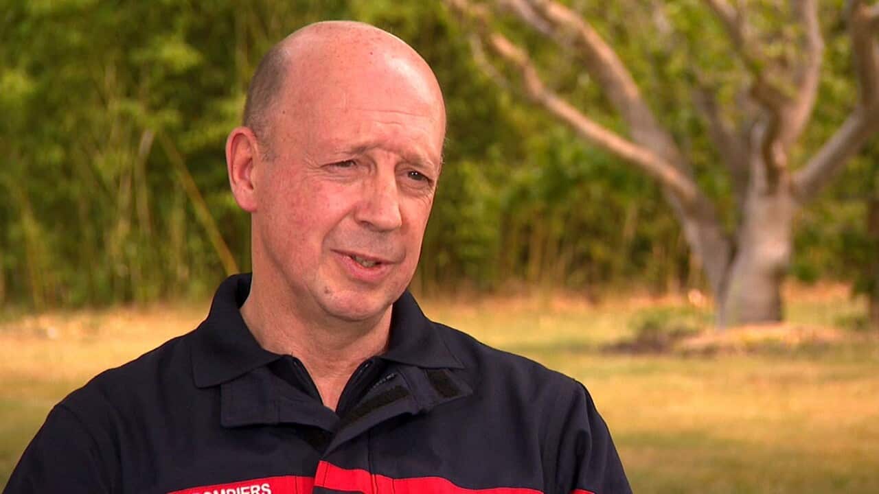 Bruno Ulliac, the commander of the French firefighters who've come to help in Australia
