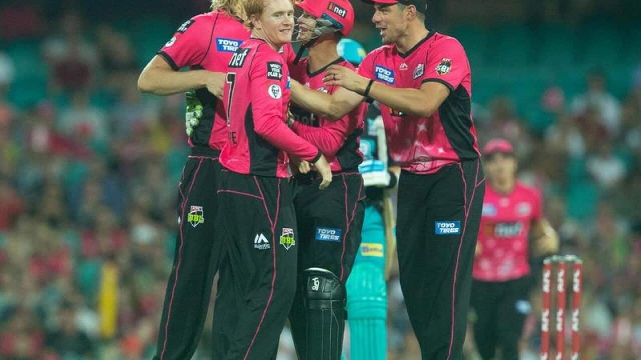 CRICKET BBL SIXERS HEAT POPE