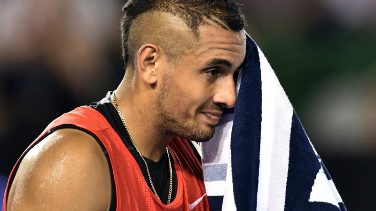 Nick Kyrgios of Australia