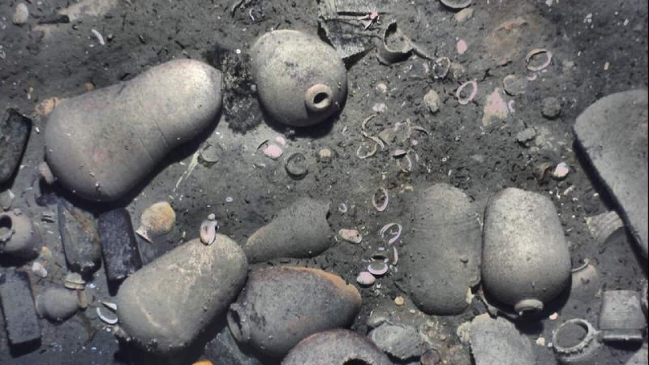 The 300-year-old shipwreck of the Spanish galleon San Jose.