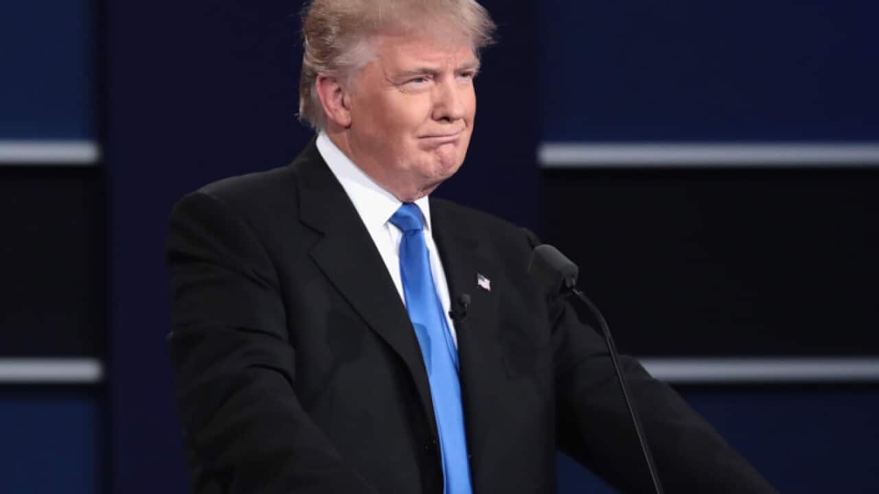 Donald Trump campaigns for the Republican nomination. (Getty)