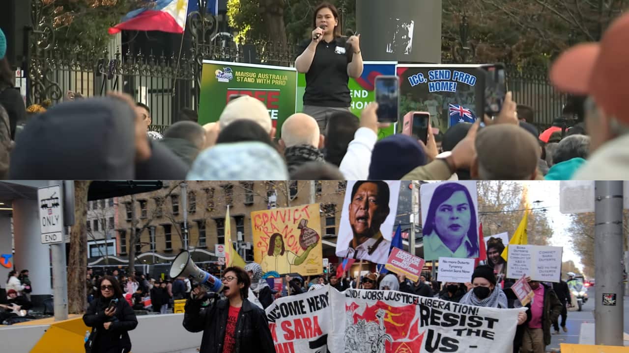 Vice President Sara Duterte attends Free Duterte rally in Melbourne