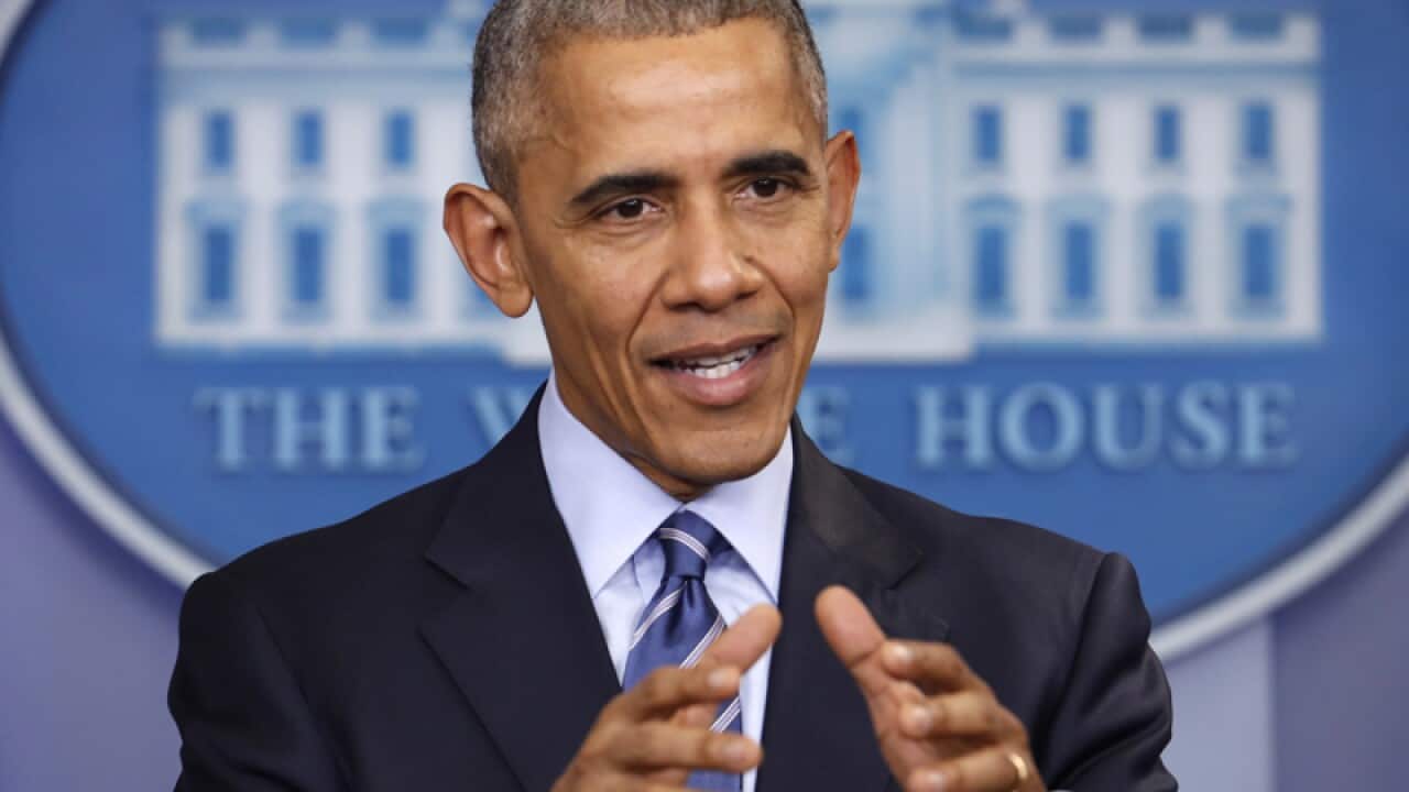 US President Barack Obama