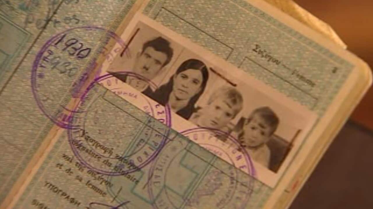 Maria Vamvakinou’s family passport