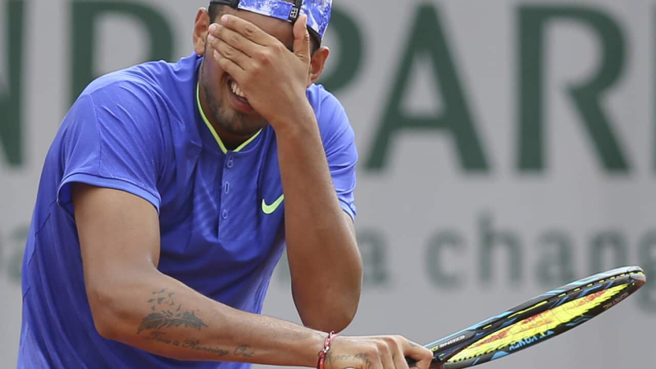 Australian tennis player Nick Kyrgios