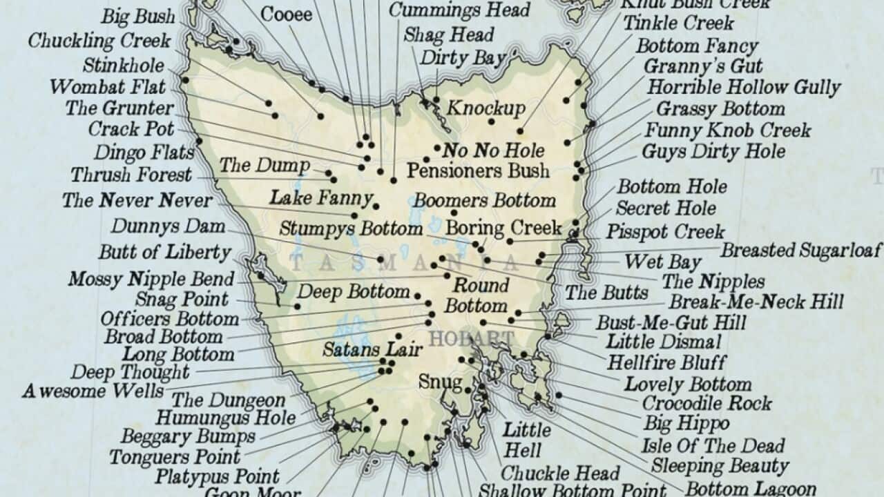 From Prominent Nob to Chunda Bay, this Australian map isn't like others