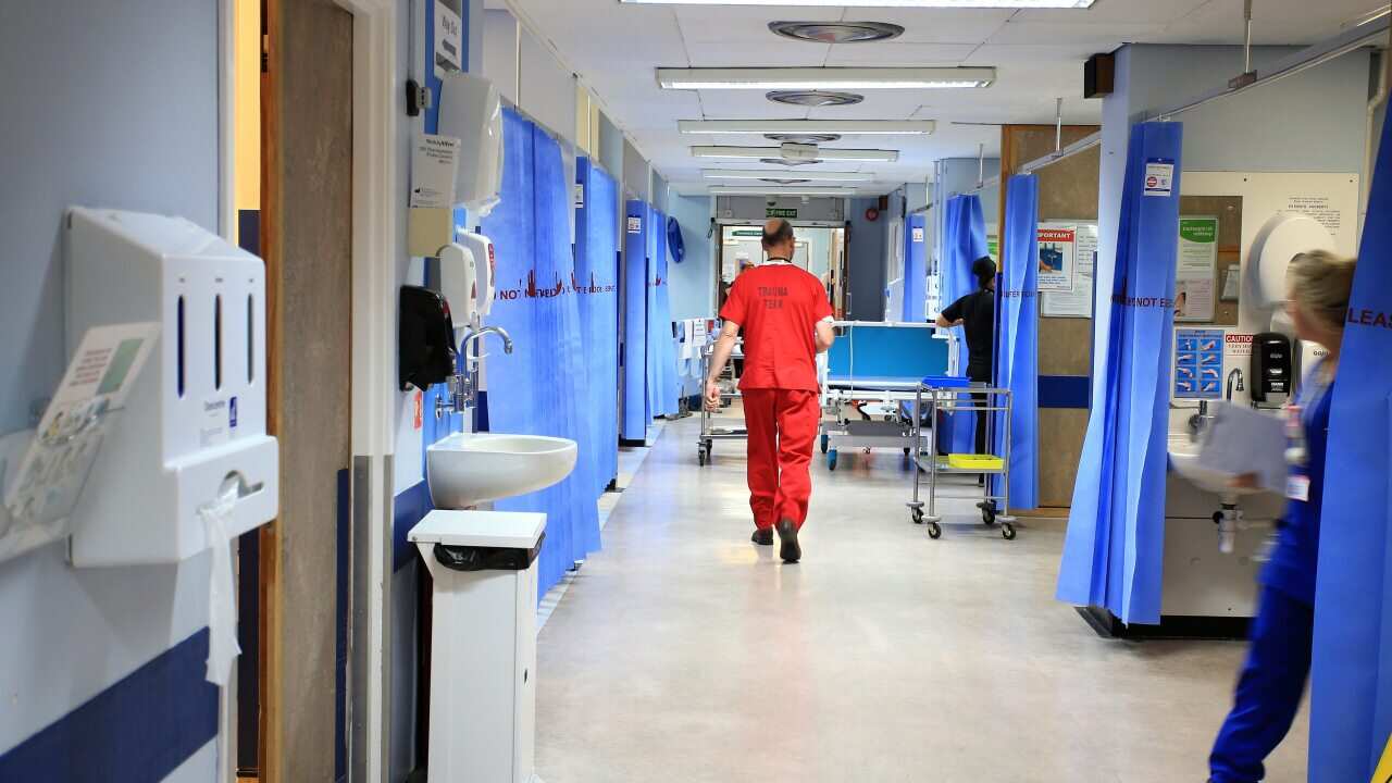 A hospital ward.