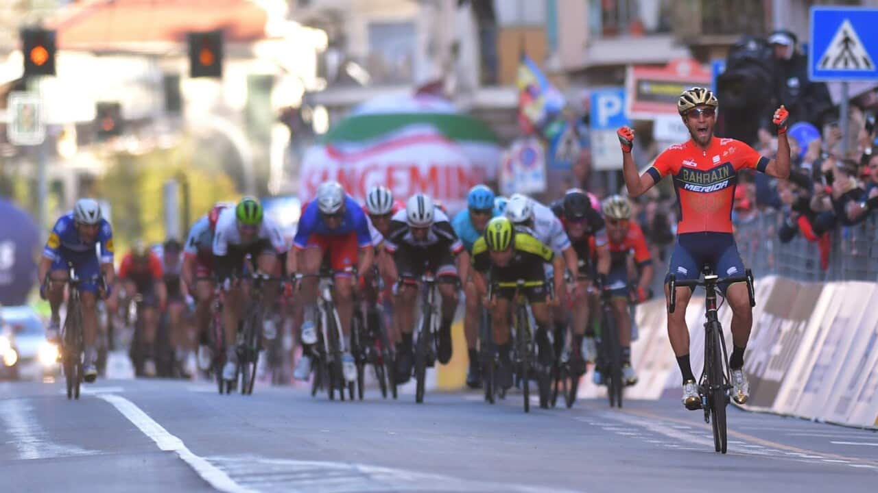 Vincenzo Nibali, Bahrain-Merida, Milan San-Remo
