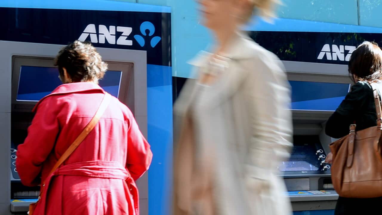 An ANZ bank branch in central Sydney