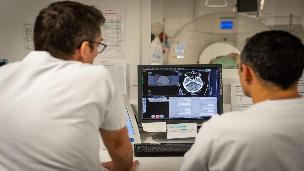 A patient undergoes an injected brain scanner to detect a stroke (Getty).jpg