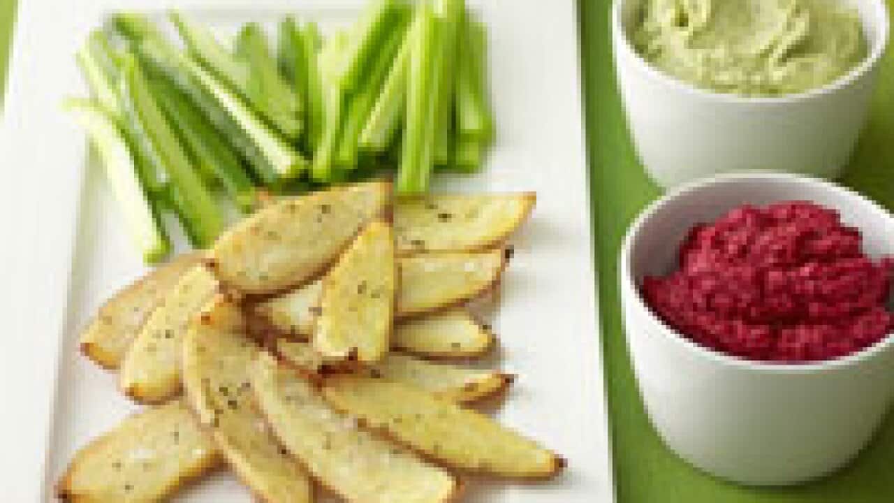 Crisp potato skins