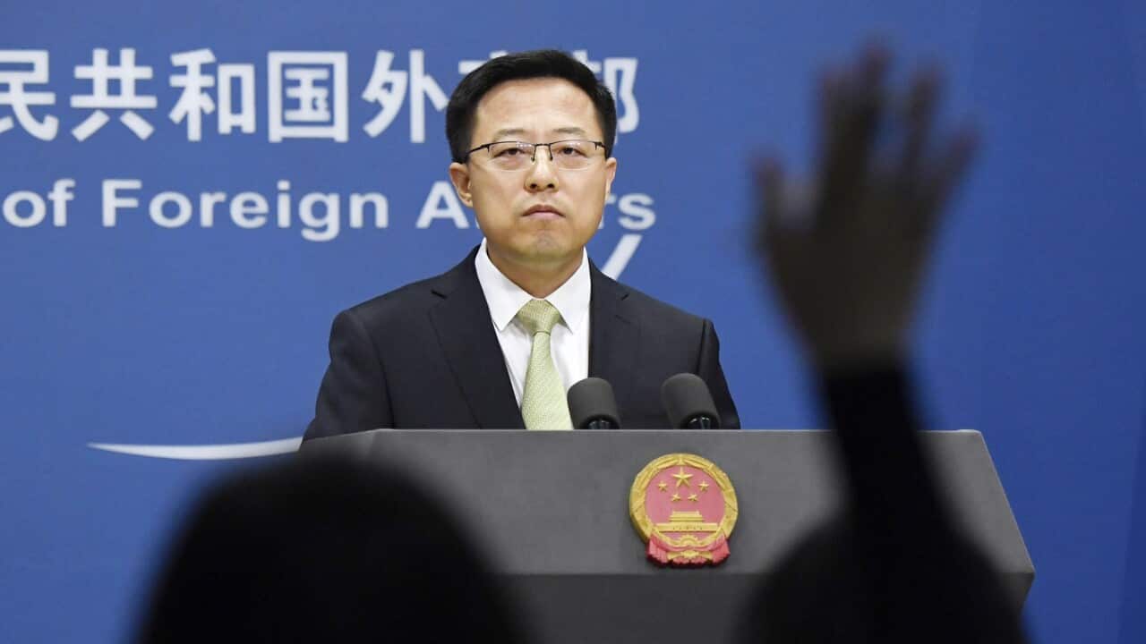 Chinese Foreign Ministry spokesman Zhao Lijian
