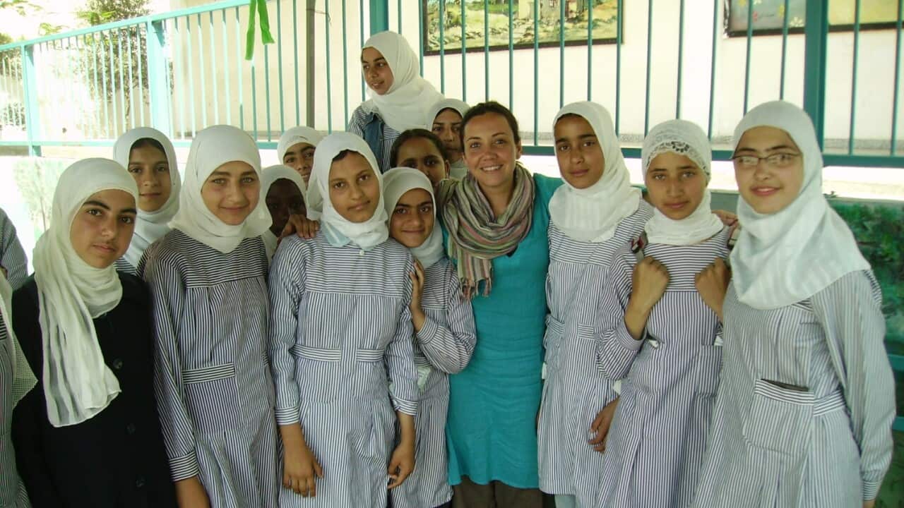 Arianna Taddei, Scuola femminile (Striscia di Gaza)