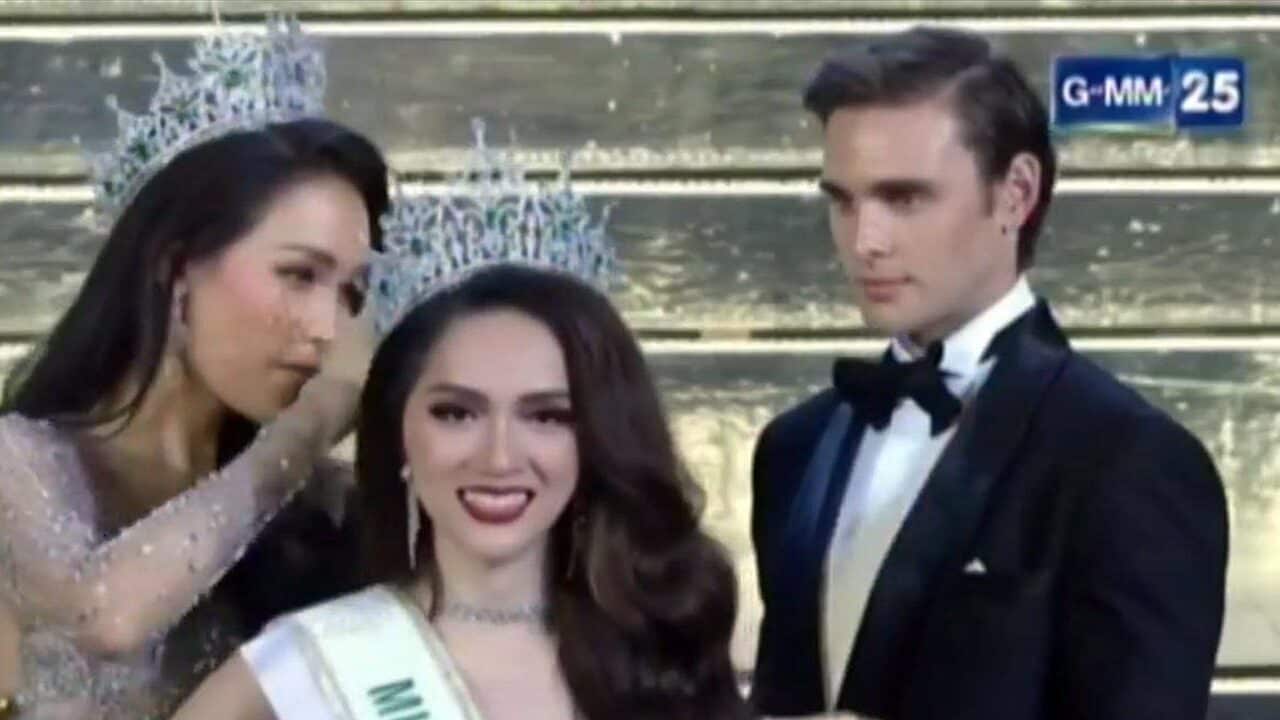 Vietnam's Nguyen Huong Giang fended off 26 competitors to take out this year's 'Miss International Queen'.