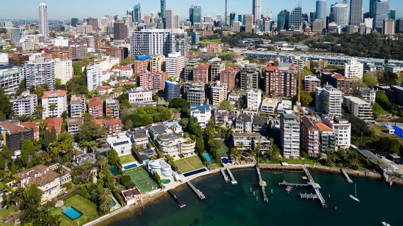 Elizabeth Bay district in Sydney in Australia