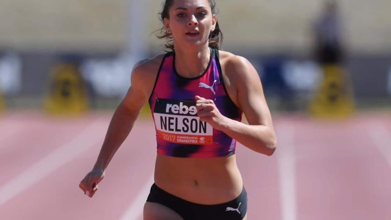 File image of runner Ella Nelson of Australia in action.