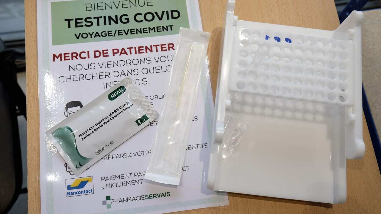 A Rapid Antigen Test kit is available in Belgium.