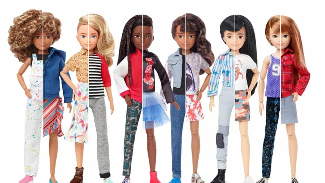 Gender-neutral Barbies 