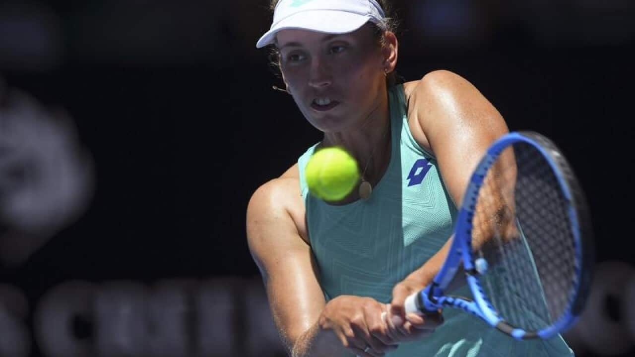 Belgium's Elise Mertens