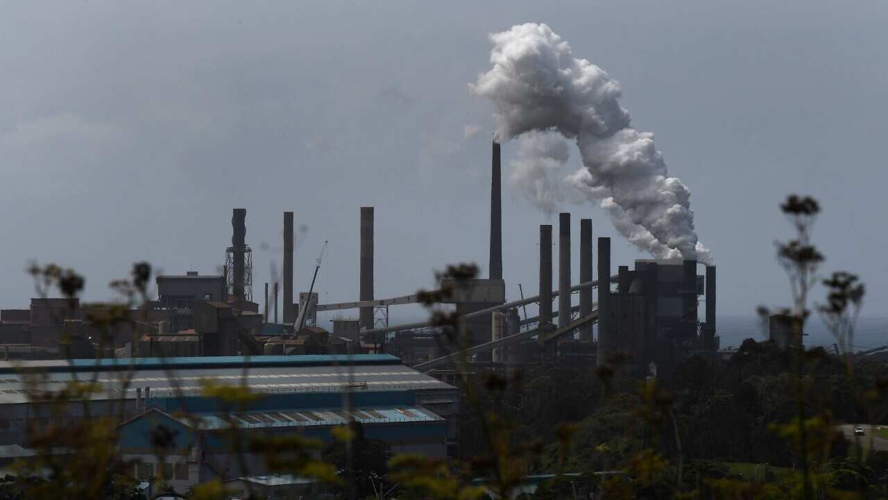 Wollongong'daki Port Kembla Çelik Fabrikası